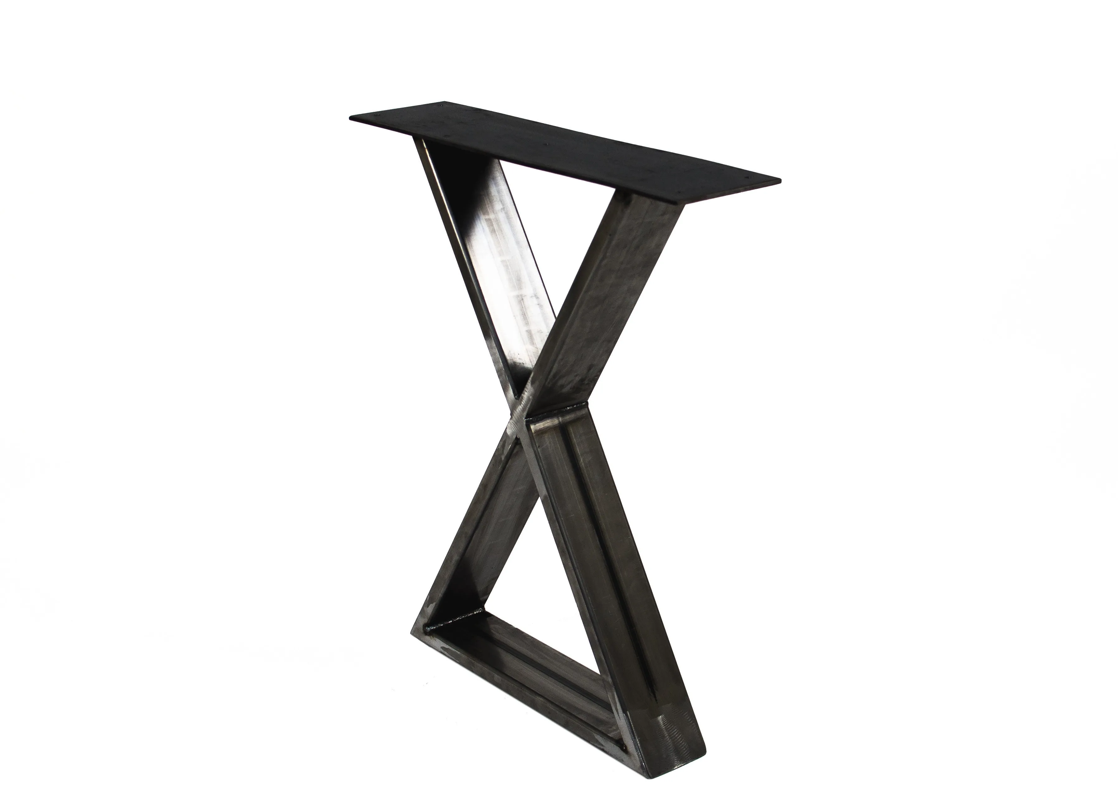 "X" Shaped Steel Table Legs