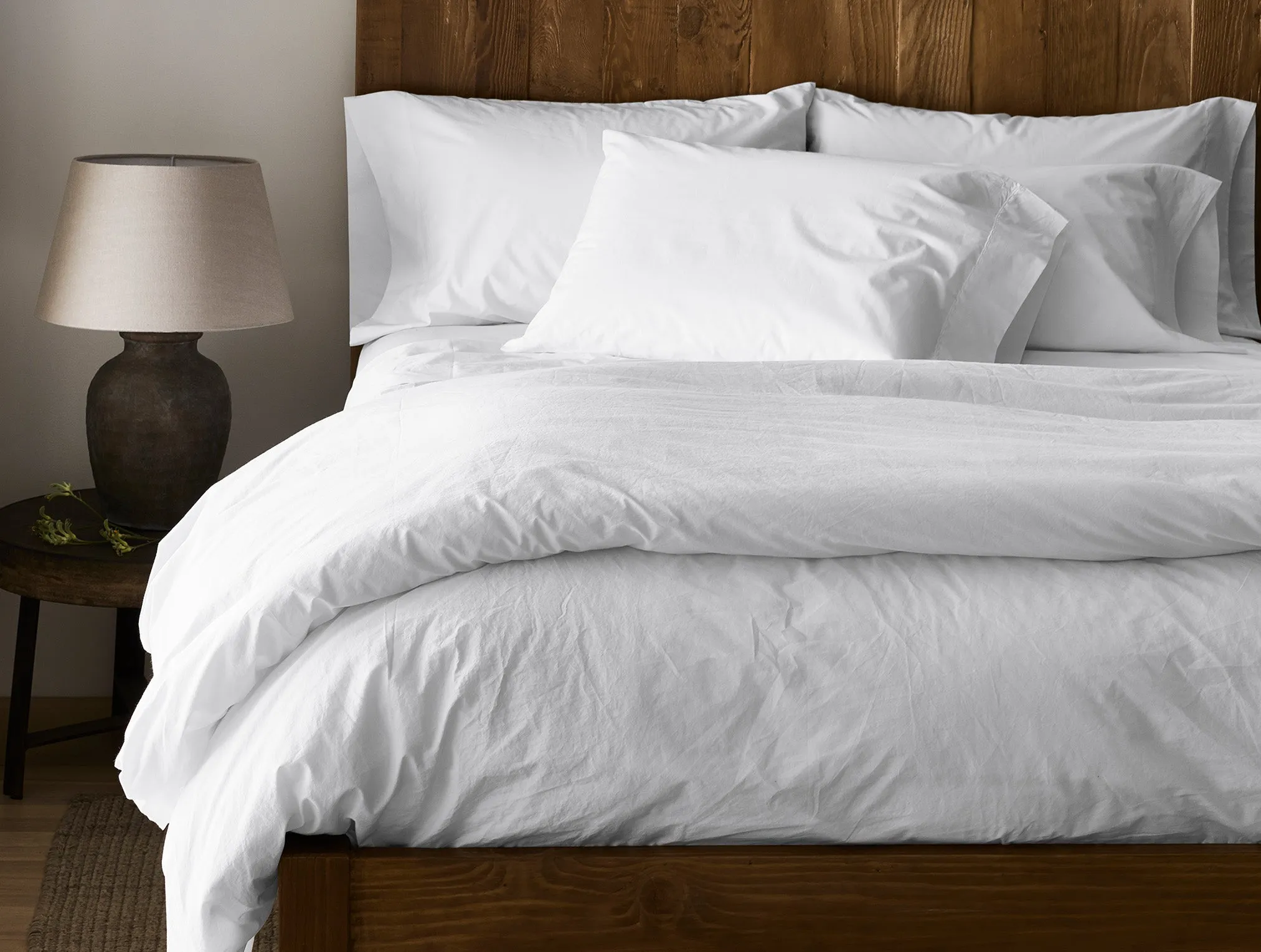 Refined Organic Percale Sheet Set