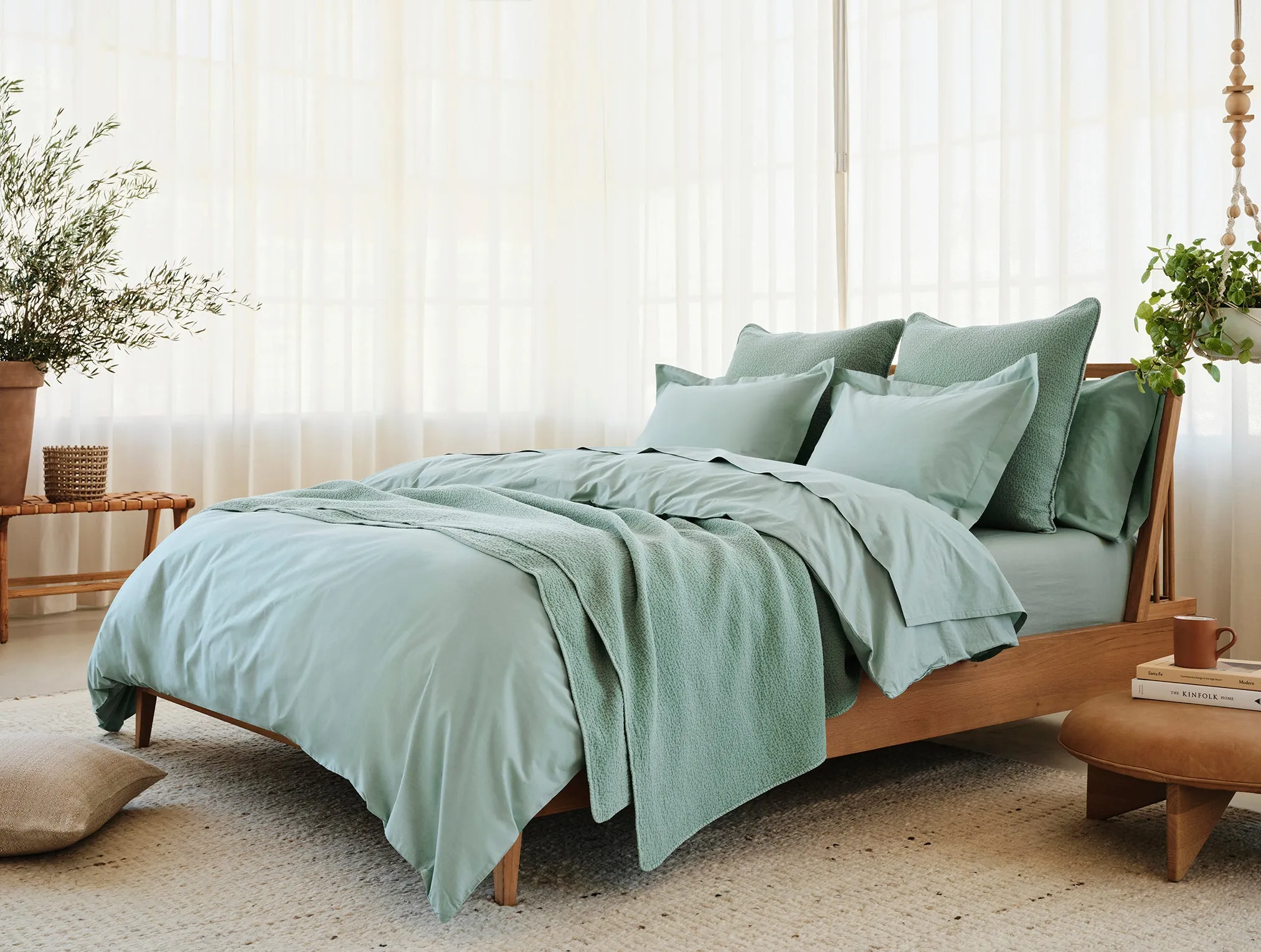 Refined Organic Percale Sheet Set