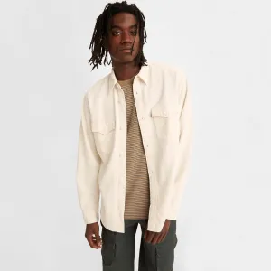 Relaxed Fit Western Shirt (Fresh Ecru)