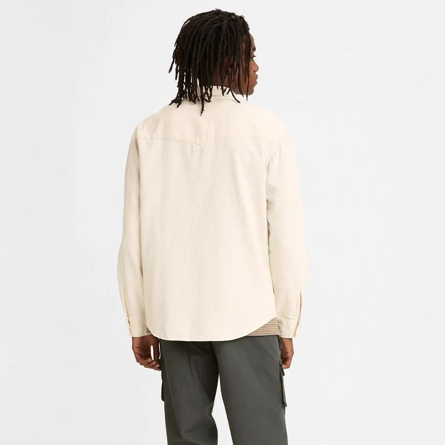 Relaxed Fit Western Shirt (Fresh Ecru)