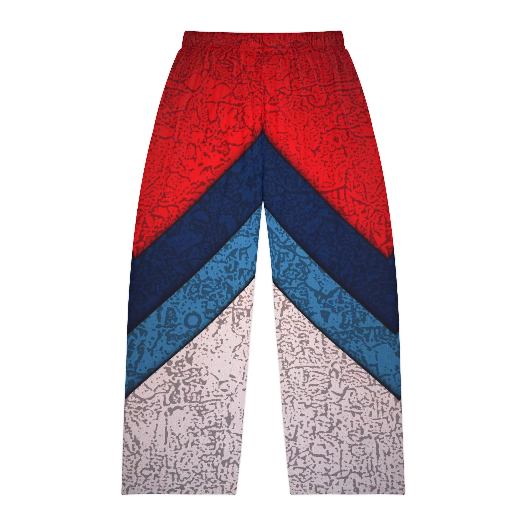 Retro Chevron Men's Pajama Pants - Comfortable Sleepwear for Chill Nights