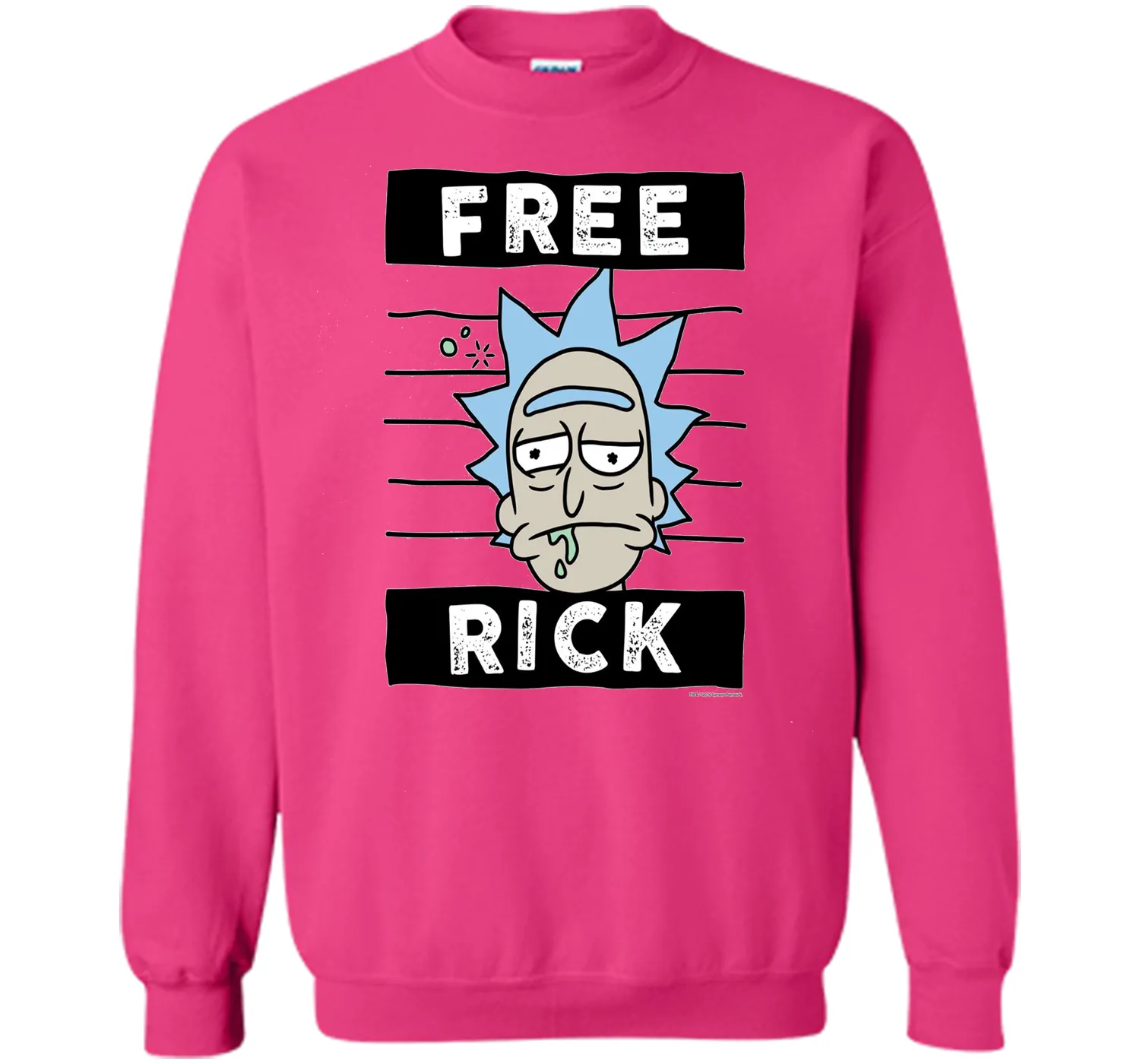Rick &amp; Morty Free Rick Drunk Mug Shot