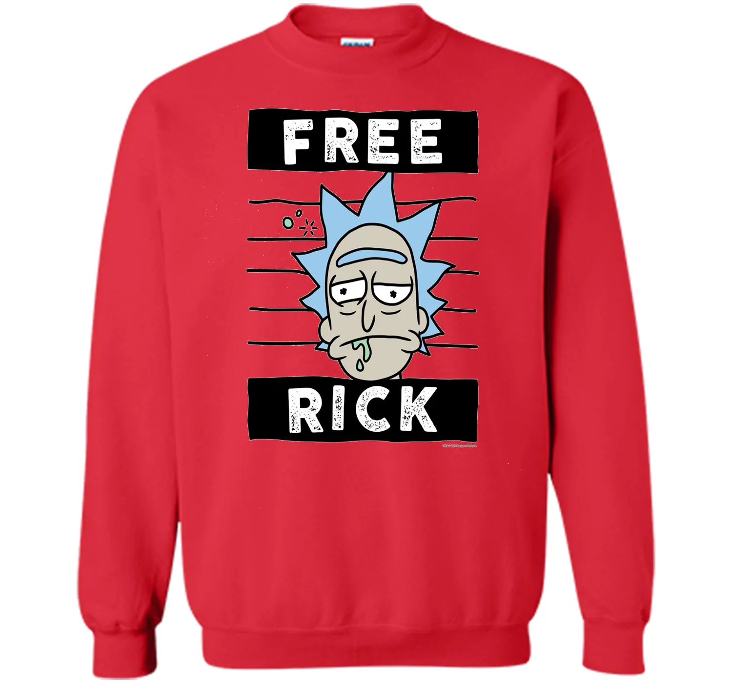 Rick &amp; Morty Free Rick Drunk Mug Shot