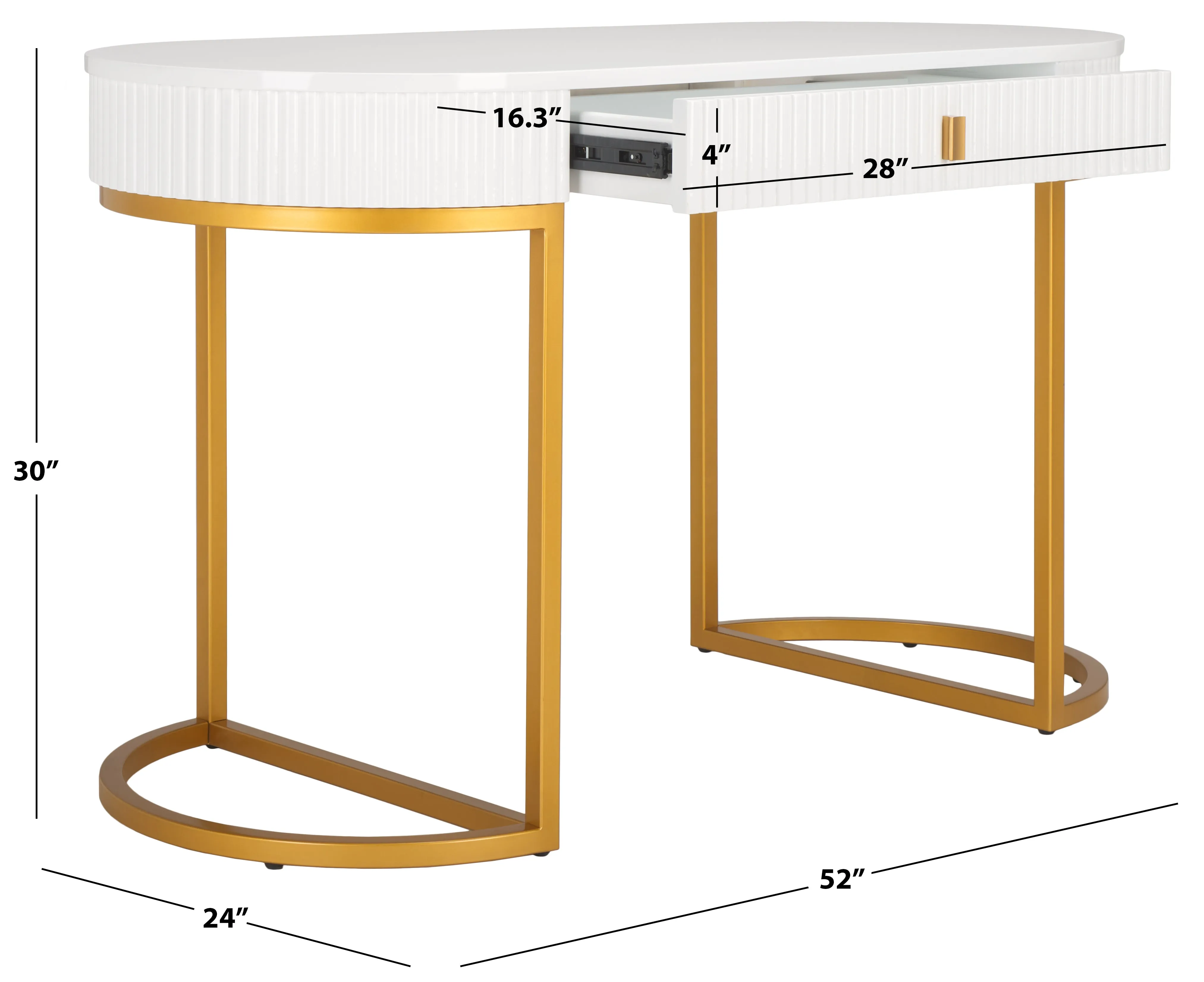 Safavieh Couture Estella Modern Desk, SFV3587