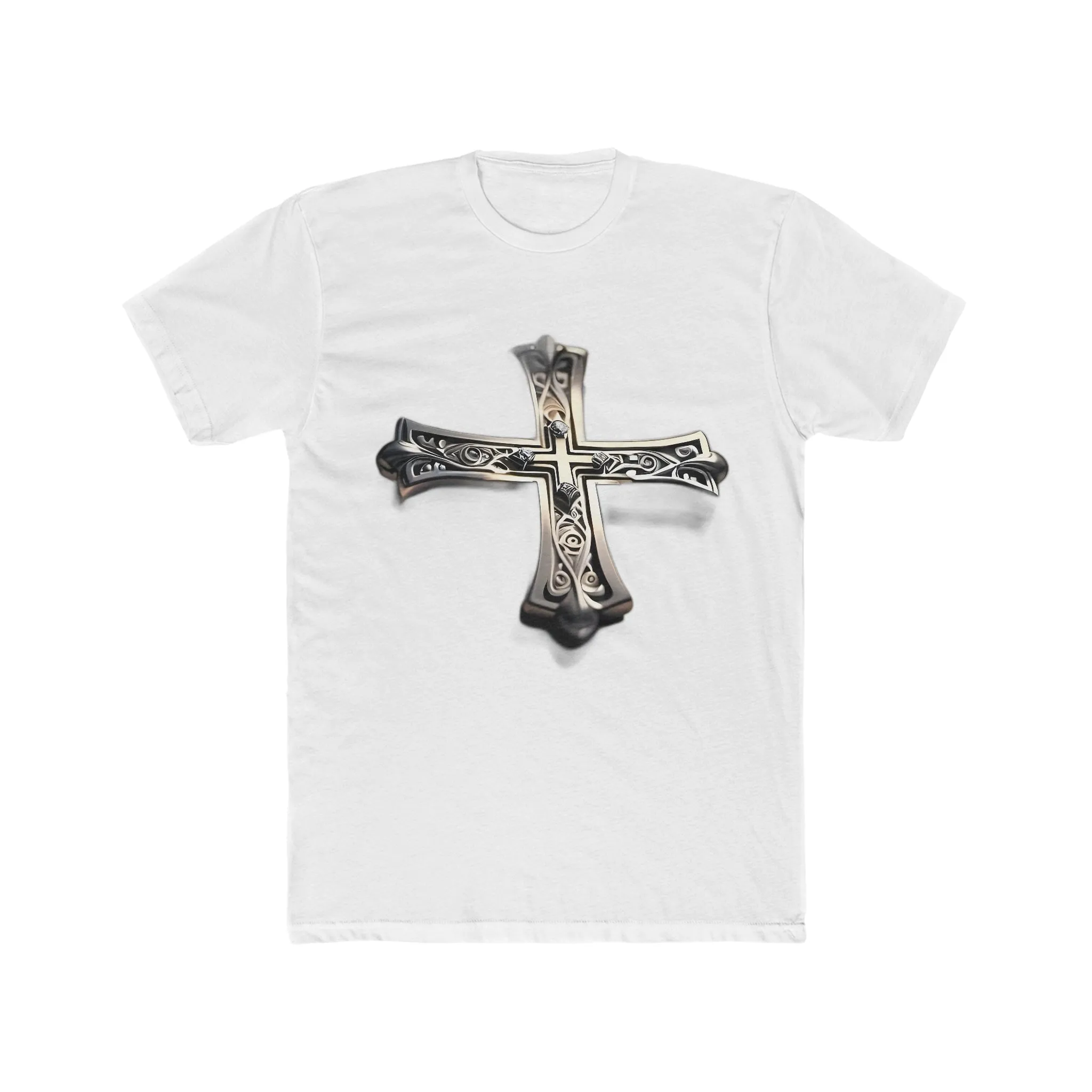 Silver Cross Fitted T-shirt