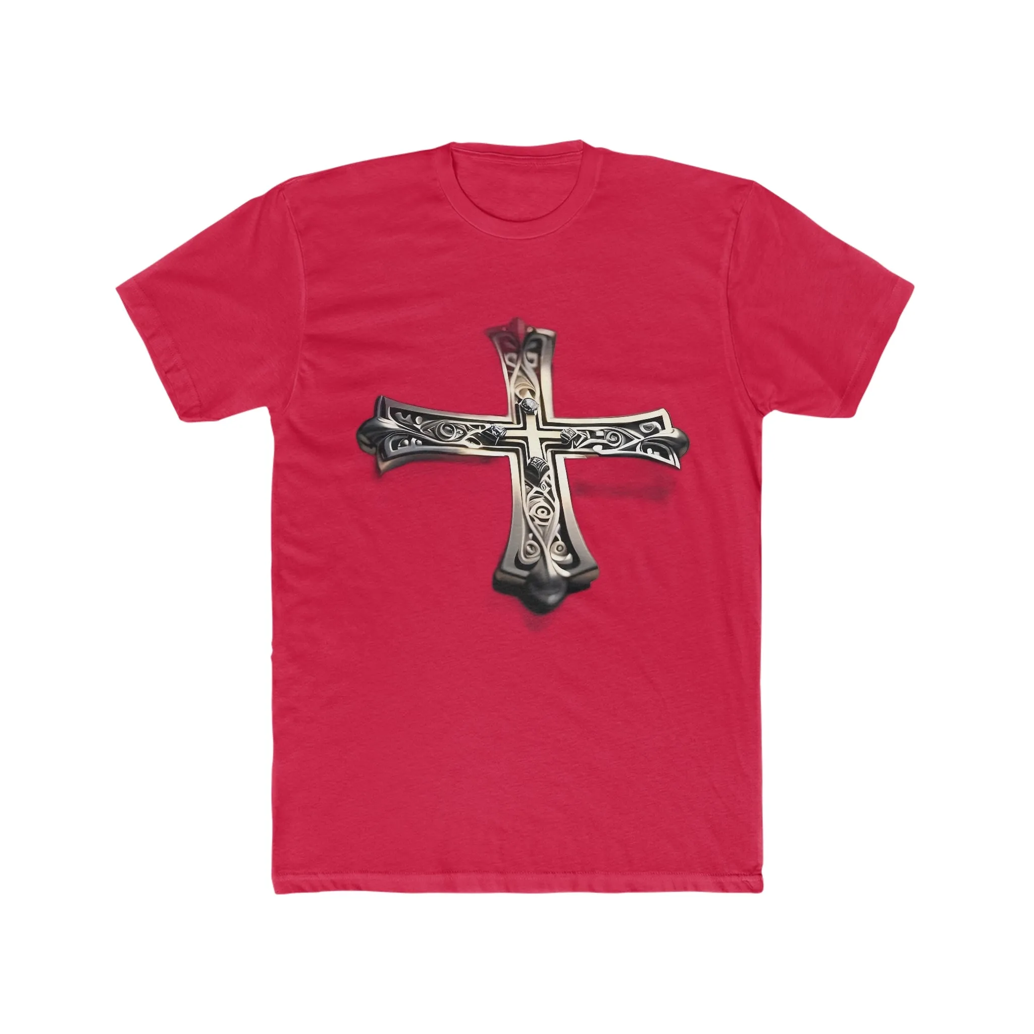Silver Cross Fitted T-shirt