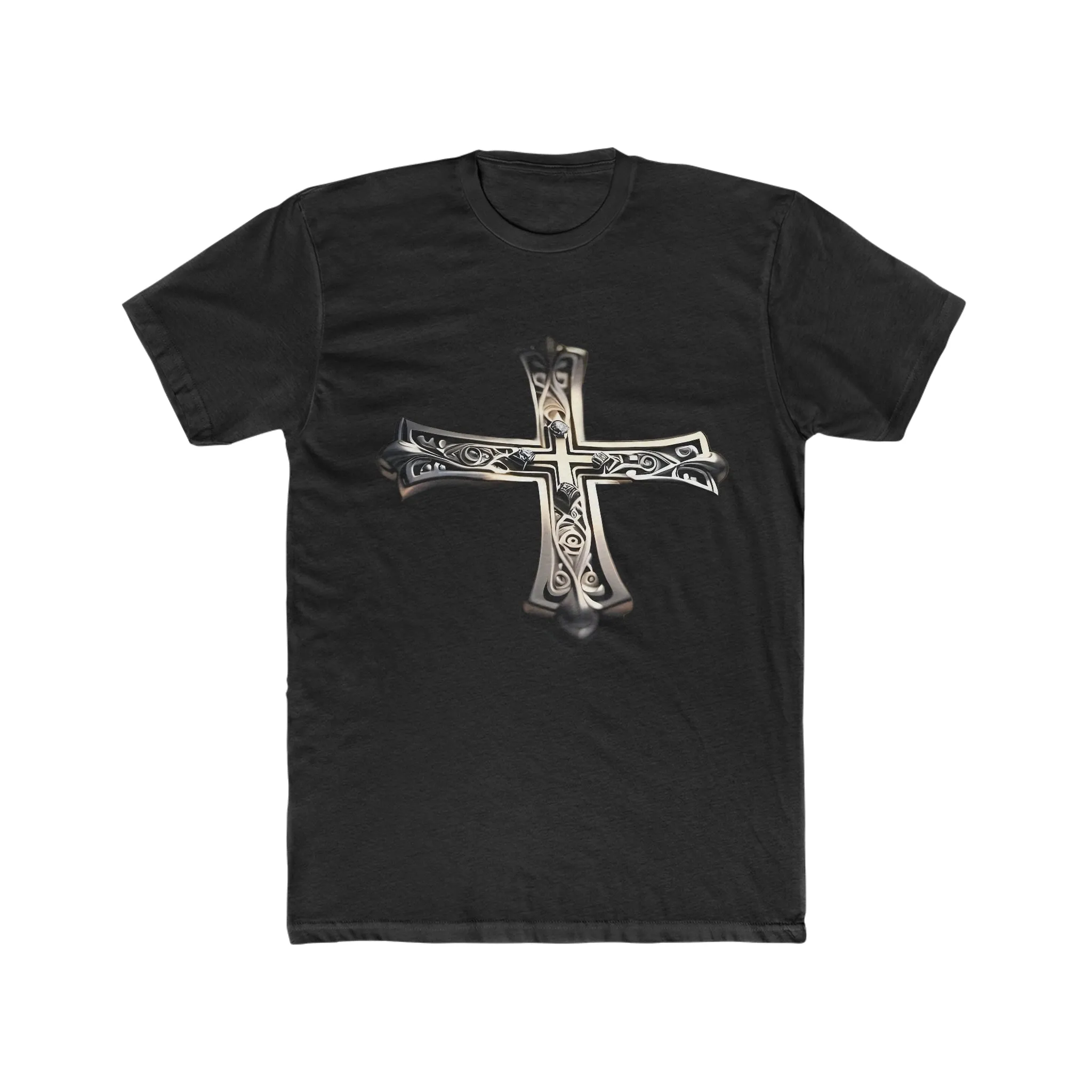 Silver Cross Fitted T-shirt