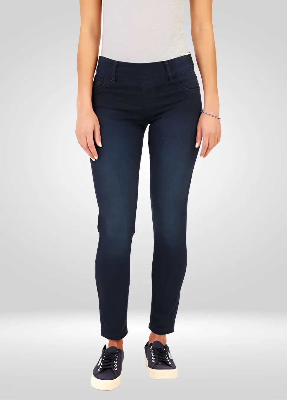 Skinny Stretch Denim Pull on Jean