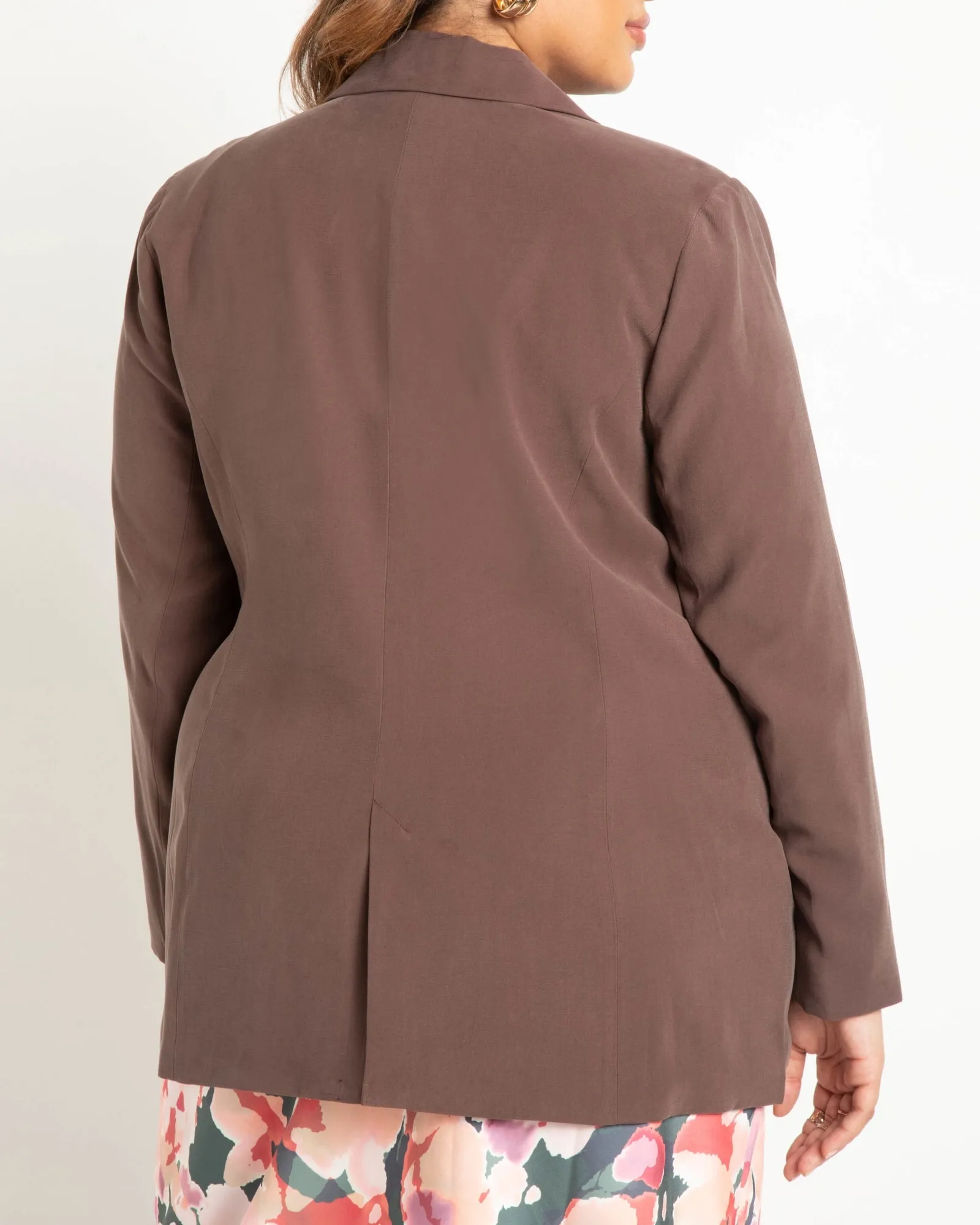 Sleek Blazer | Brown Mauve