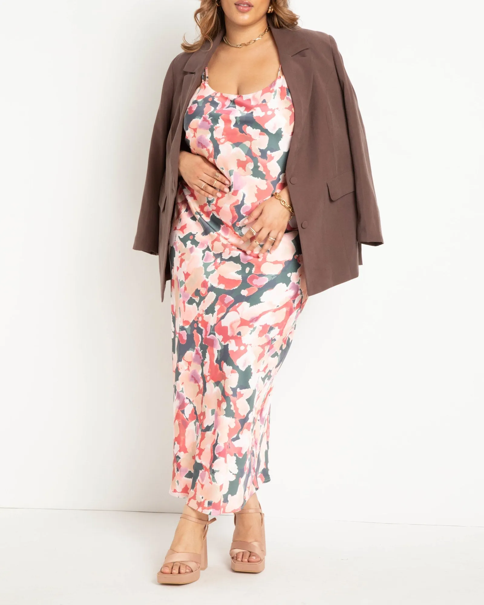Sleek Blazer | Brown Mauve