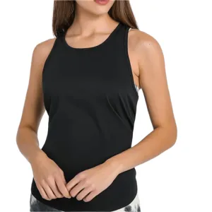 Sleek Cutout Tank - Black