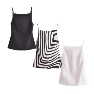 Sleek Patterned Tank Top