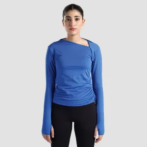 Sleek Ruche Top (Imperial Blue)