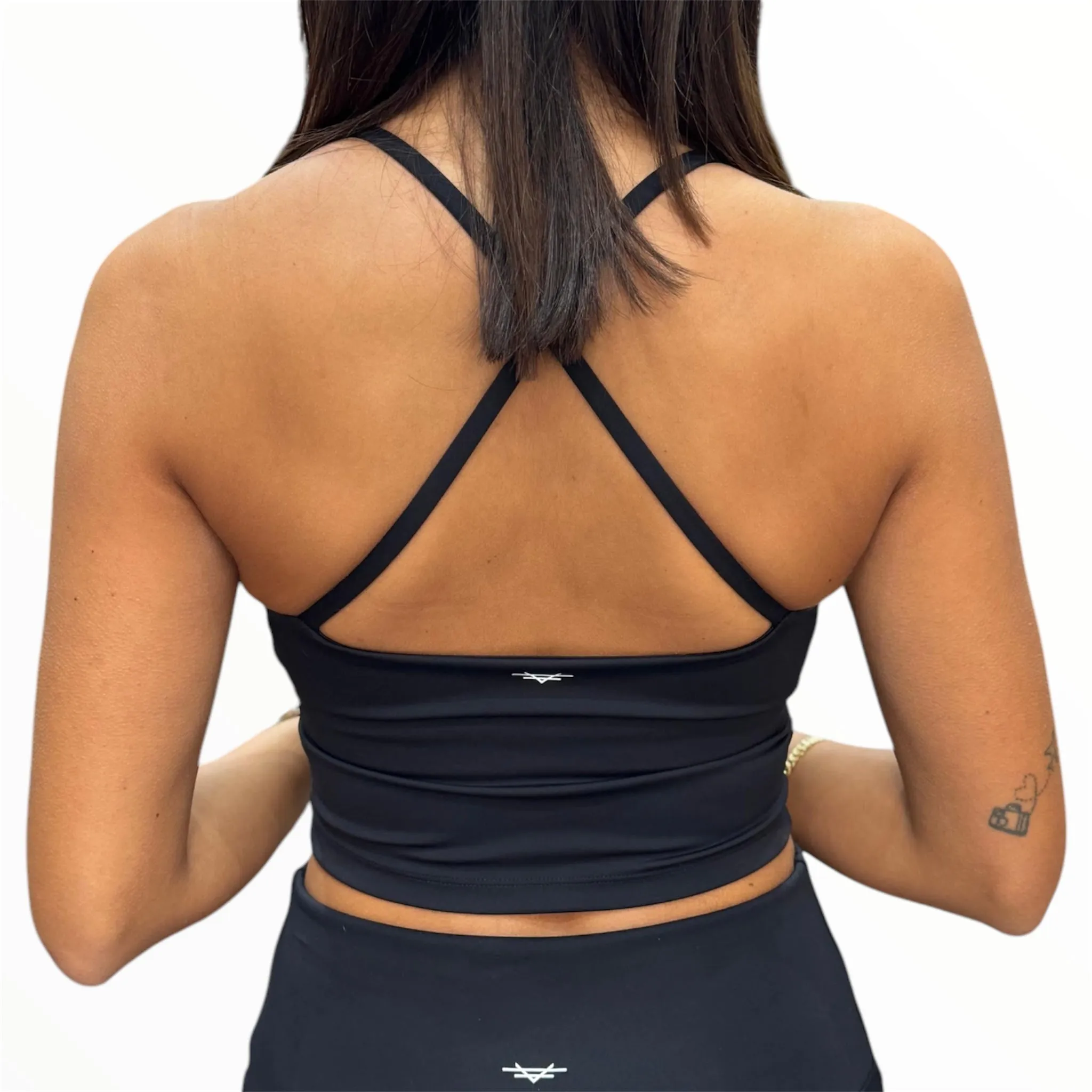 Sleek Support Padded Top - Black