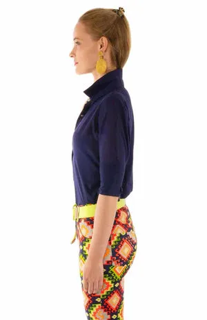 SLEEK VOILE-NAVY