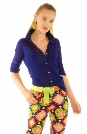SLEEK VOILE-NAVY