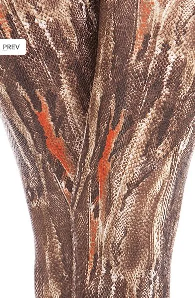 Snake Print Leggings