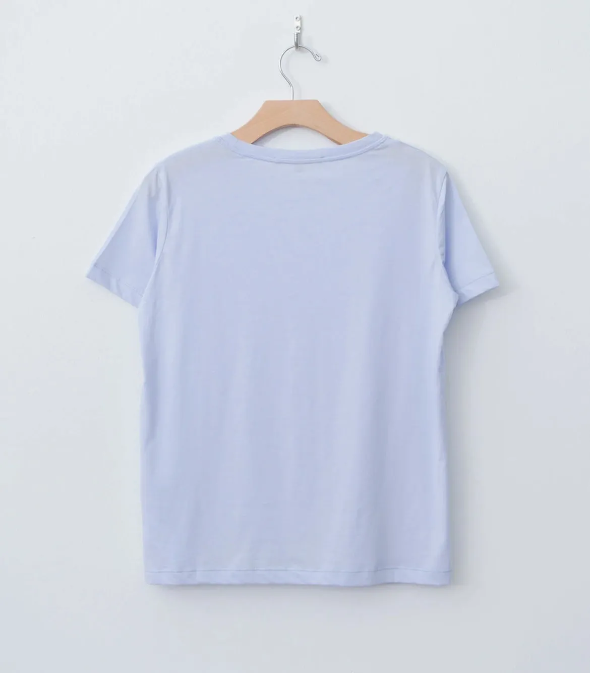 Sofie D'Hoore Fitted Short Sleeve Tee in Sky