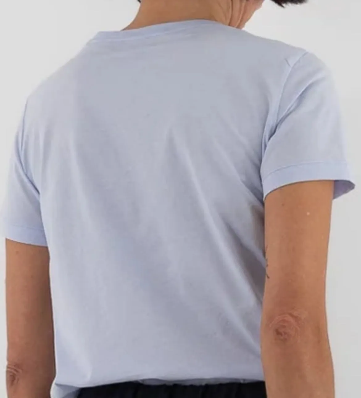 Sofie D'Hoore Fitted Short Sleeve Tee in Sky