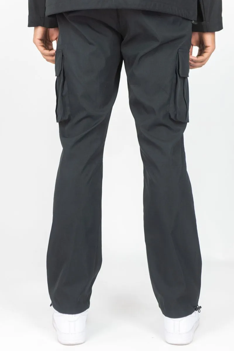 Solid Nylon Cargo Pants | Rebel Minds
