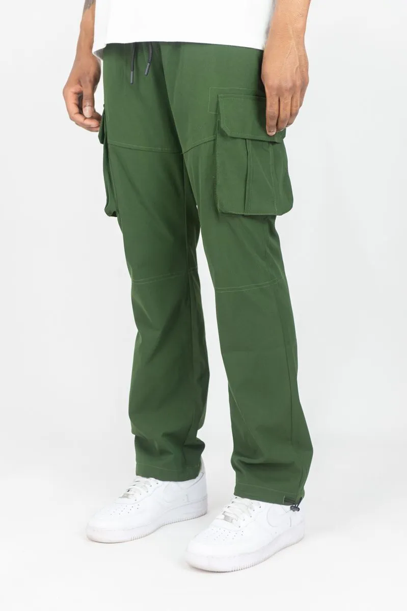 Solid Nylon Cargo Pants | Rebel Minds