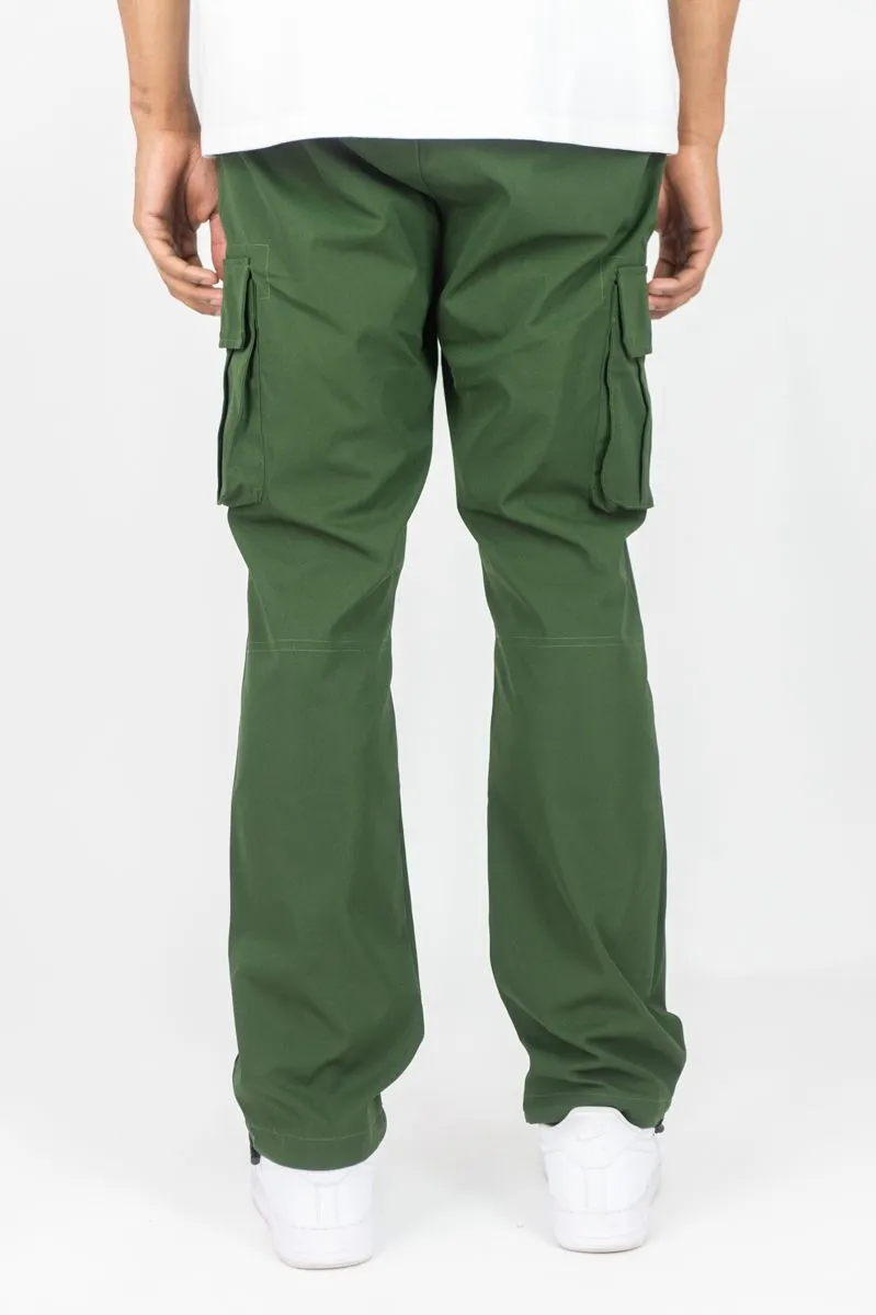 Solid Nylon Cargo Pants | Rebel Minds