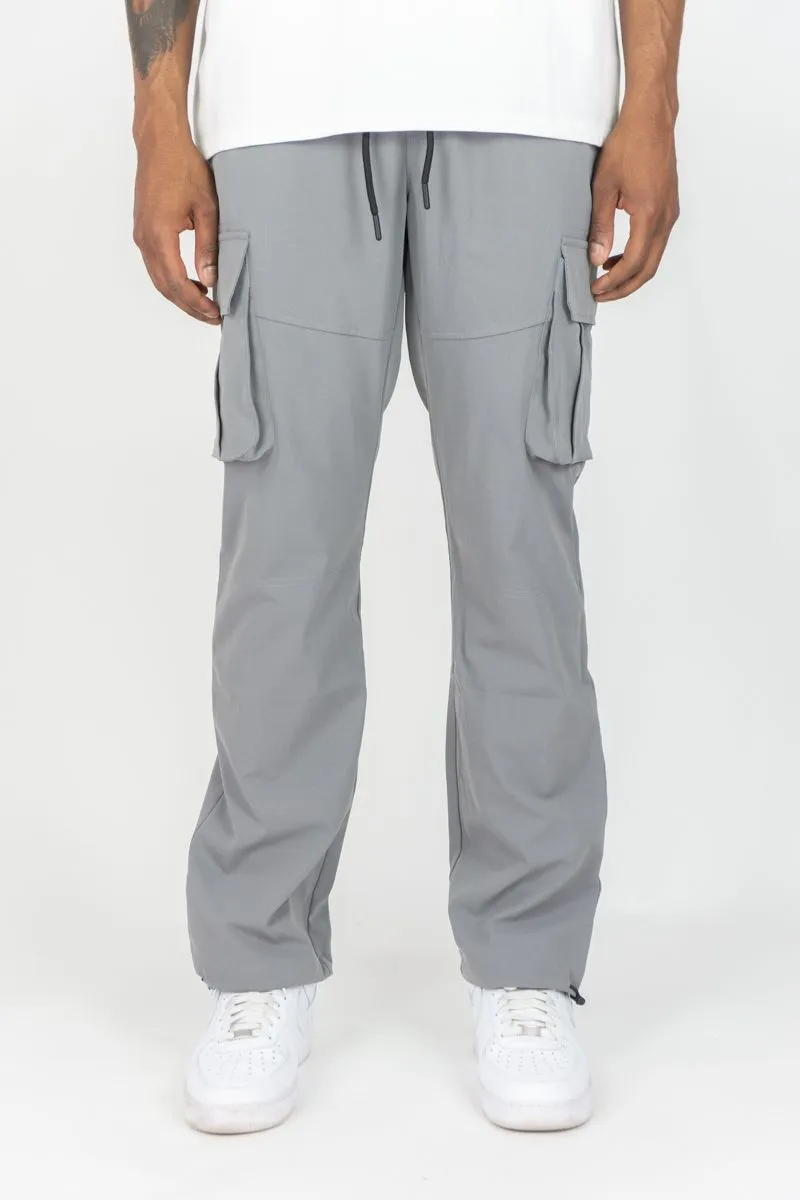 Solid Nylon Cargo Pants | Rebel Minds
