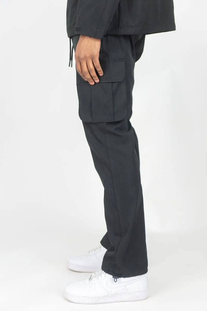 Solid Nylon Cargo Pants | Rebel Minds