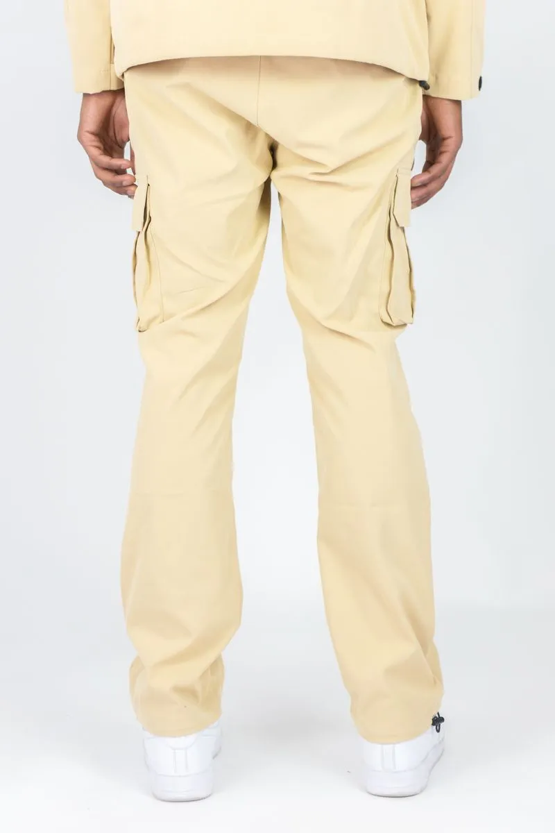 Solid Nylon Cargo Pants | Rebel Minds