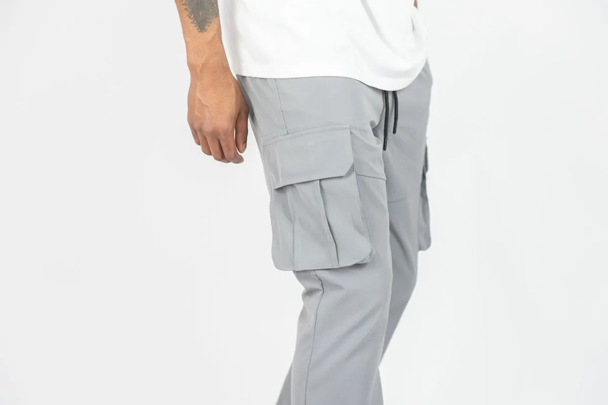 Solid Nylon Cargo Pants | Rebel Minds