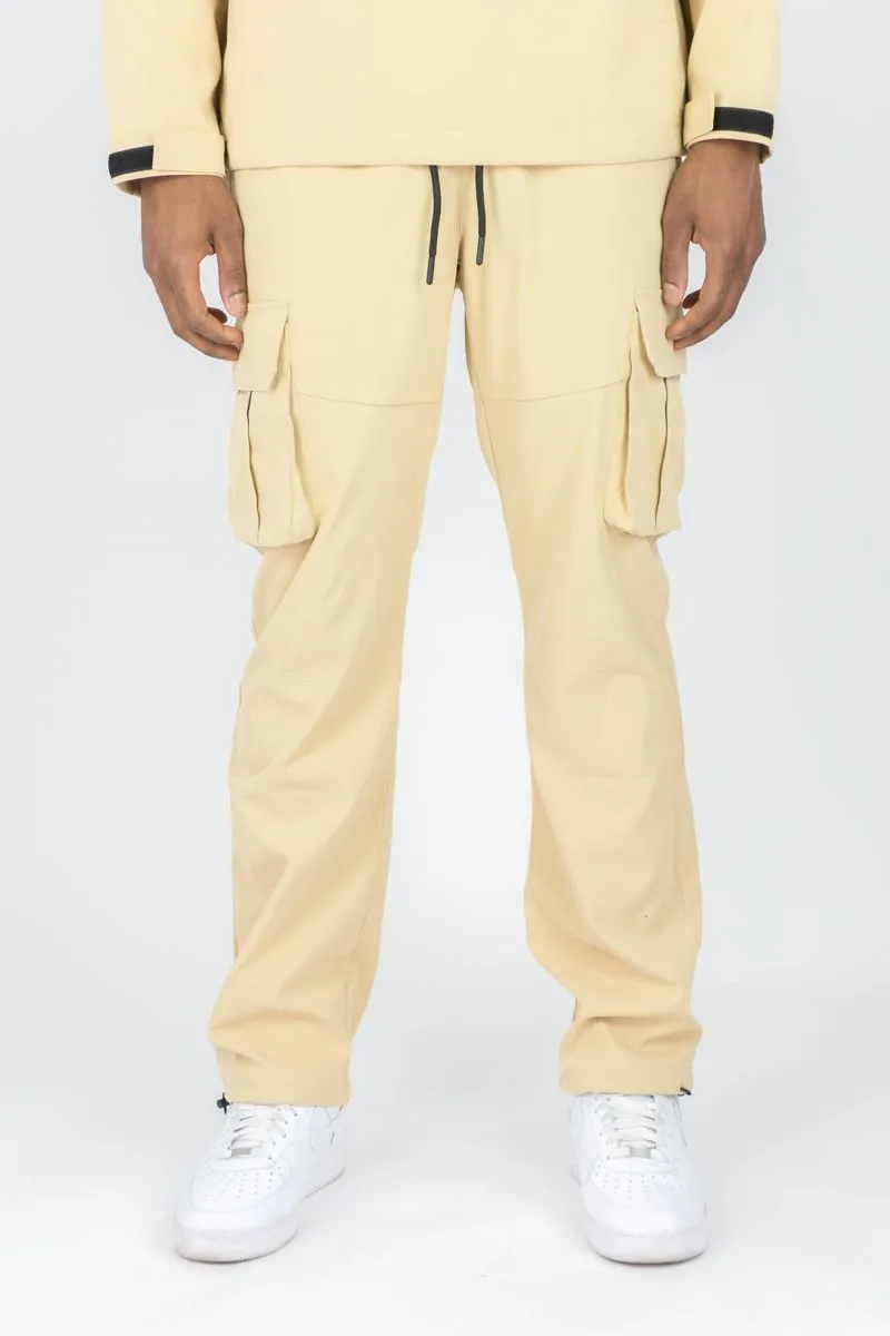 Solid Nylon Cargo Pants | Rebel Minds