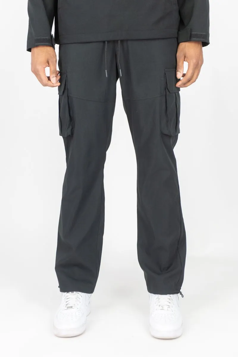 Solid Nylon Cargo Pants | Rebel Minds