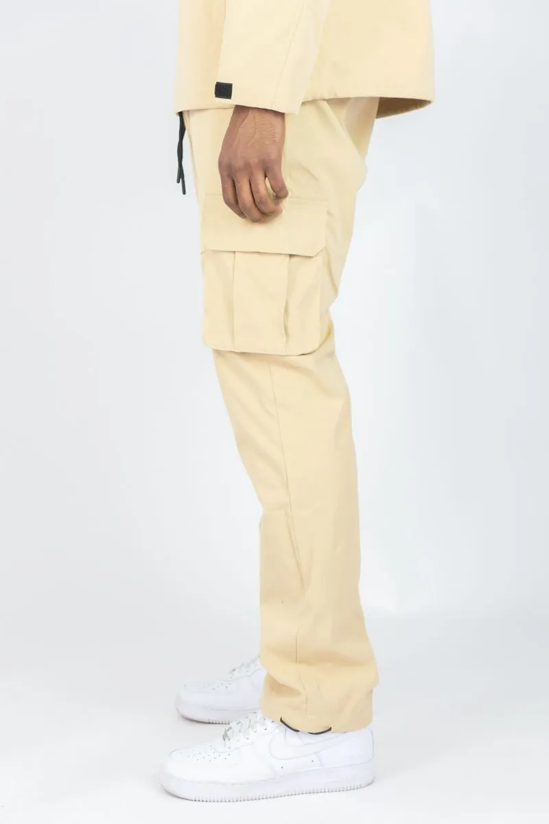 Solid Nylon Cargo Pants | Rebel Minds