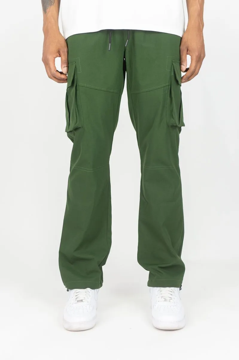 Solid Nylon Cargo Pants | Rebel Minds