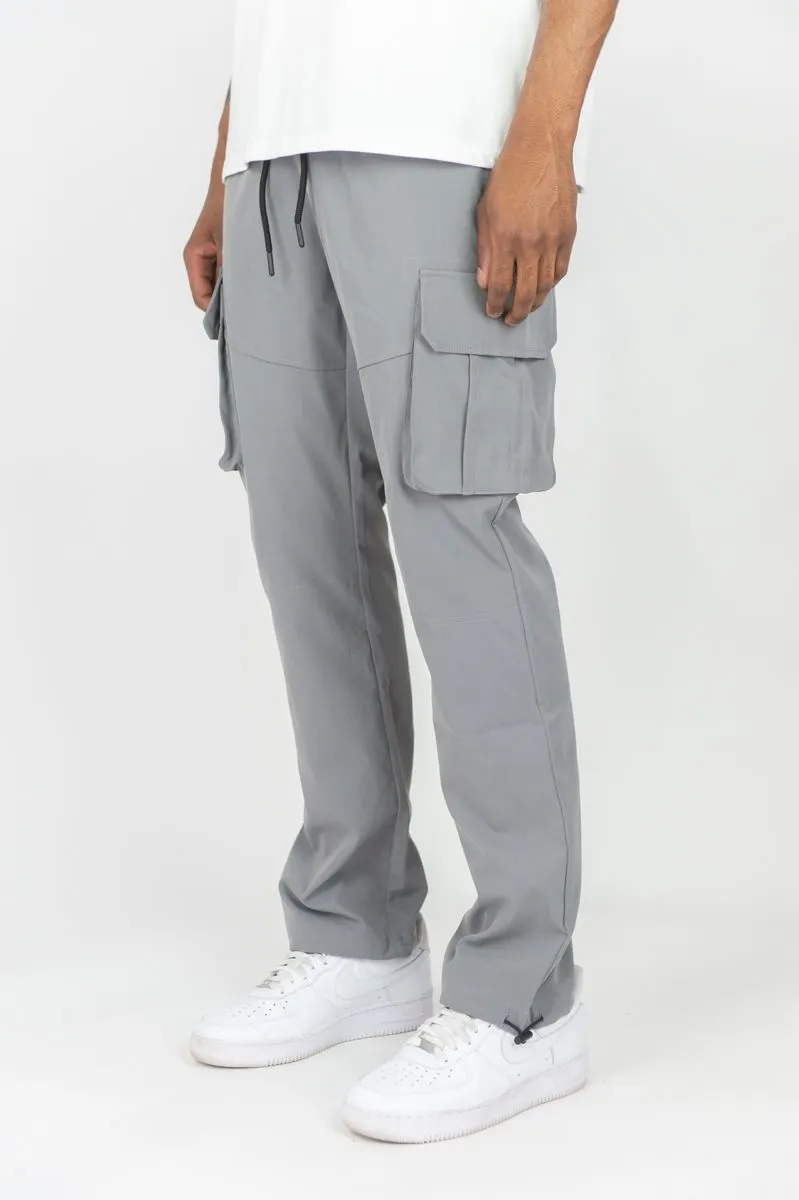 Solid Nylon Cargo Pants | Rebel Minds