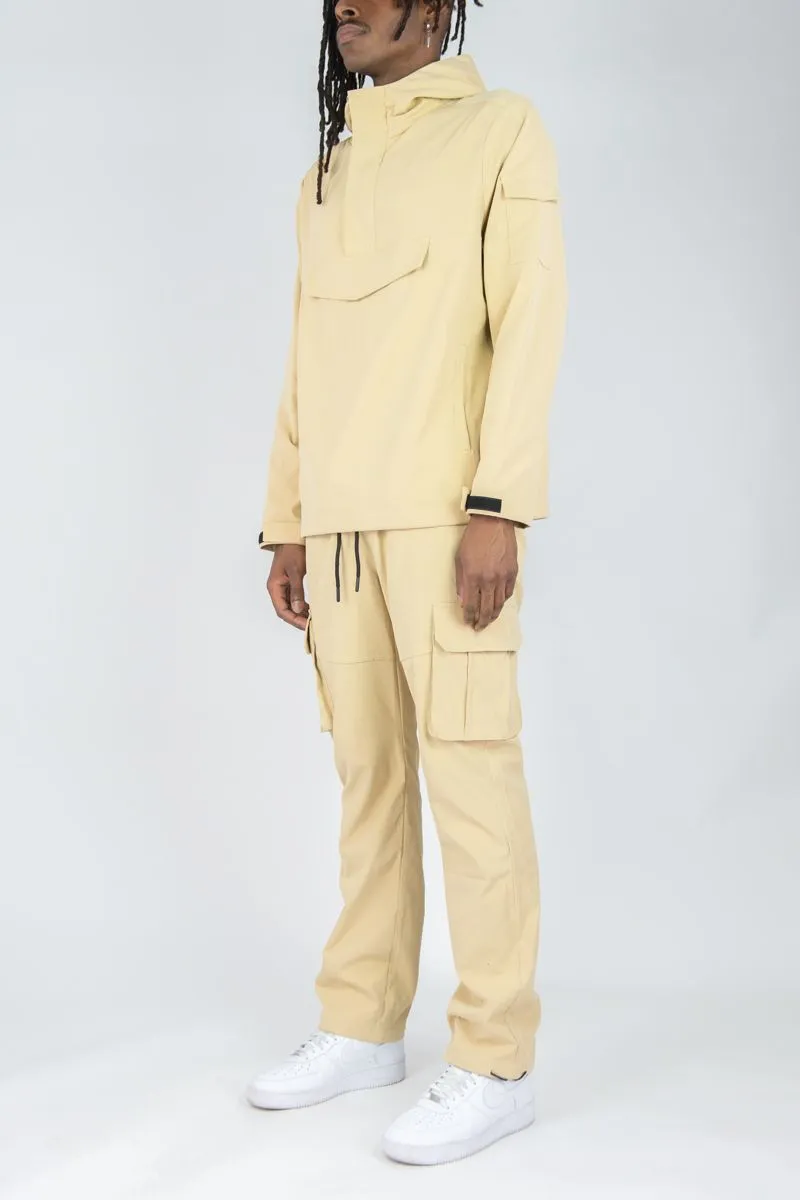 Solid Nylon Cargo Pants | Rebel Minds