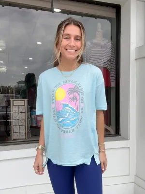 SS Boxy Happy Splash Tee