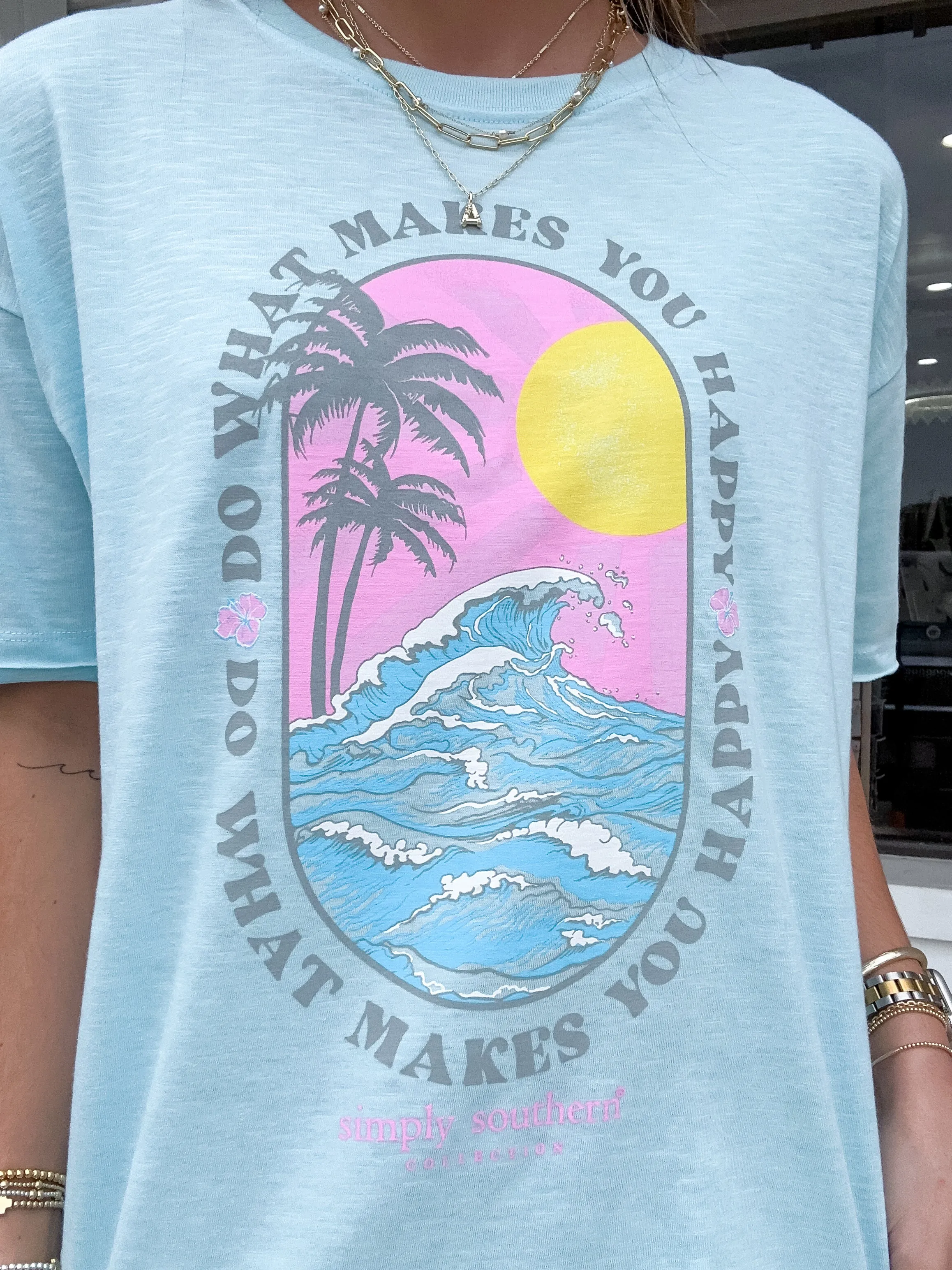 SS Boxy Happy Splash Tee
