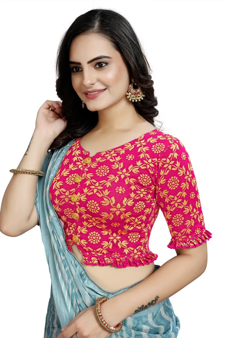 StylesIndia Women's Cotton Lycra Stretchable Designer Tank Tops – Trendy & Ethnic DN-Sanika Mogra