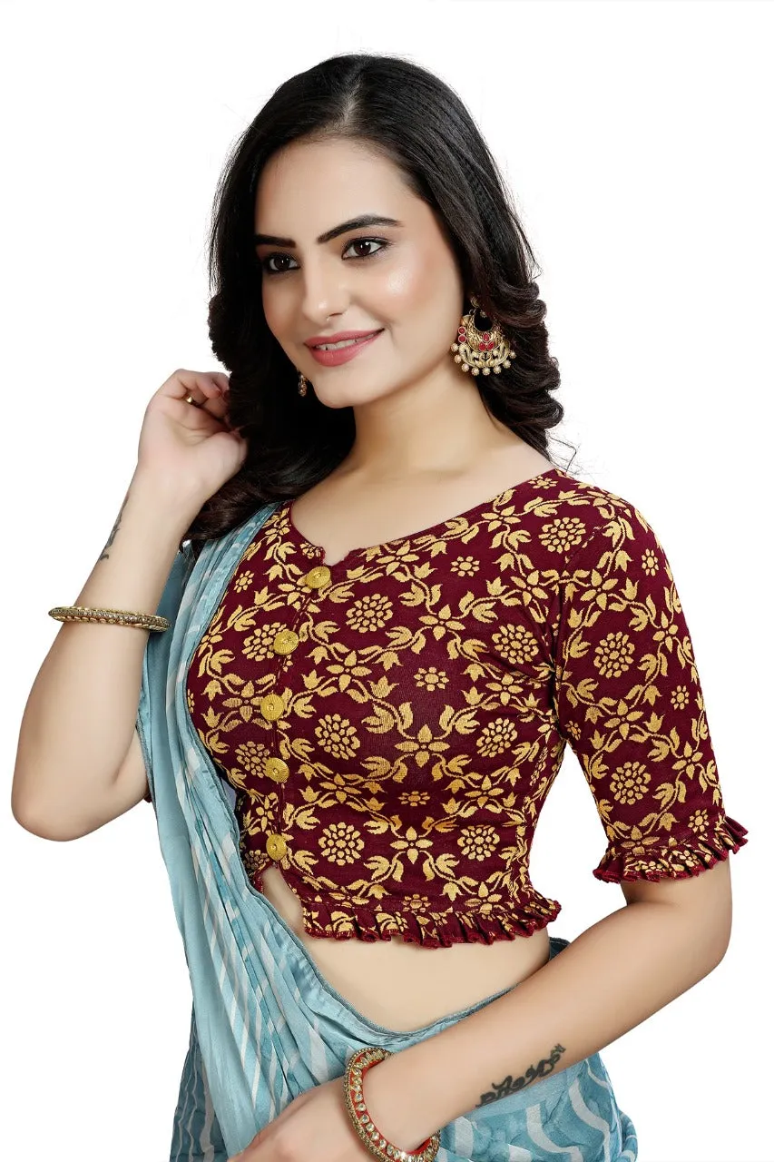 StylesIndia Women's Cotton Lycra Stretchable Designer Tank Tops – Trendy & Ethnic DN-Sanika Mogra
