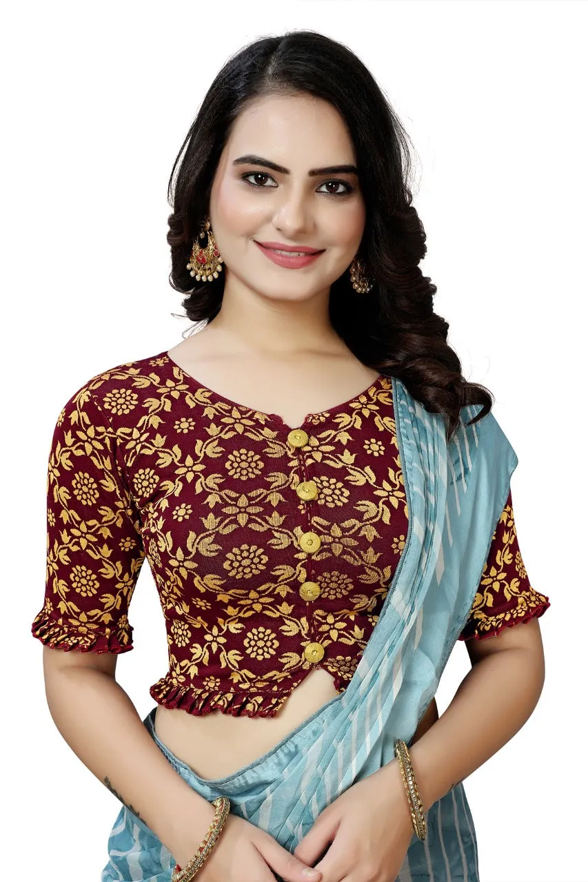 StylesIndia Women's Cotton Lycra Stretchable Designer Tank Tops – Trendy & Ethnic DN-Sanika Mogra