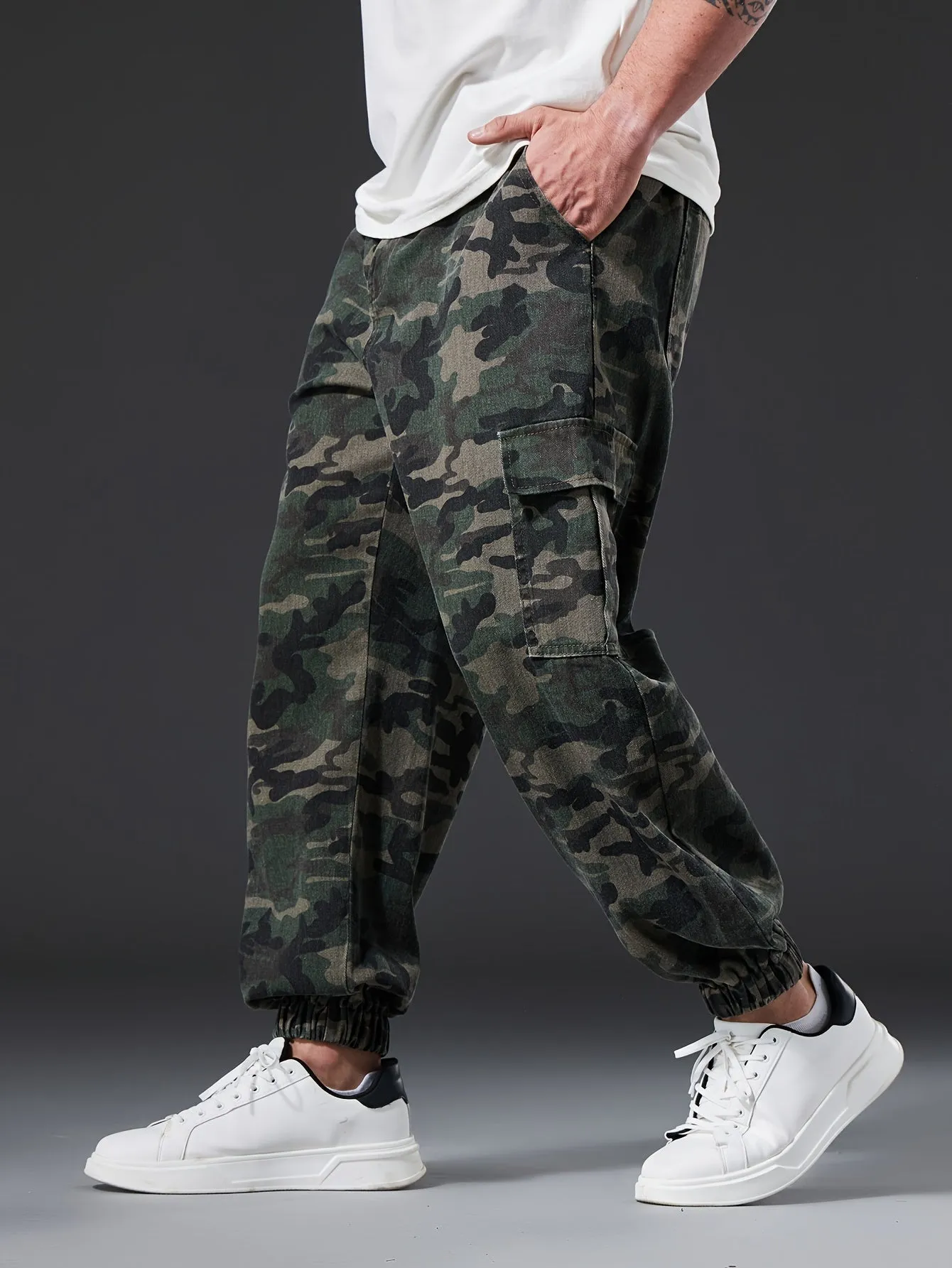 Stylish Camouflage Cargo Pants - Comfortable