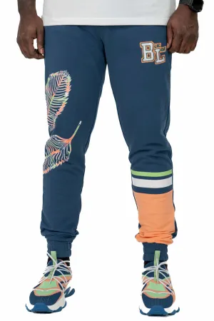 Superior Classic Embroidered Colorblock Jogger
