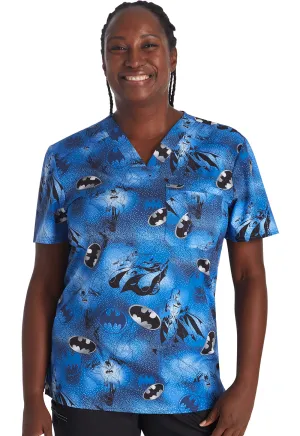 Unisex Print V-Neck Tops  TF688