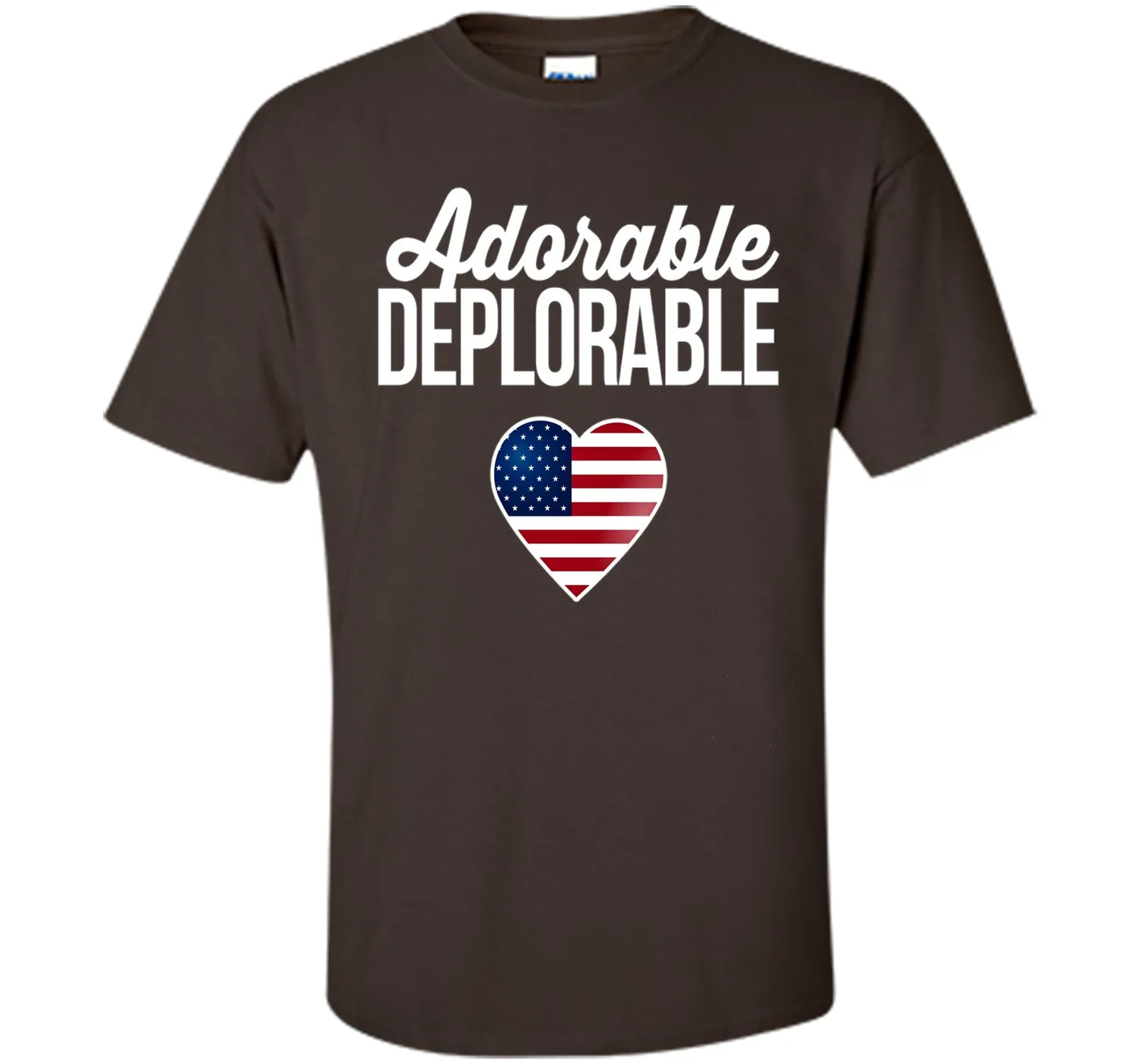 USA Flag Heart Adorable Deplorable Shirt Deplorable T