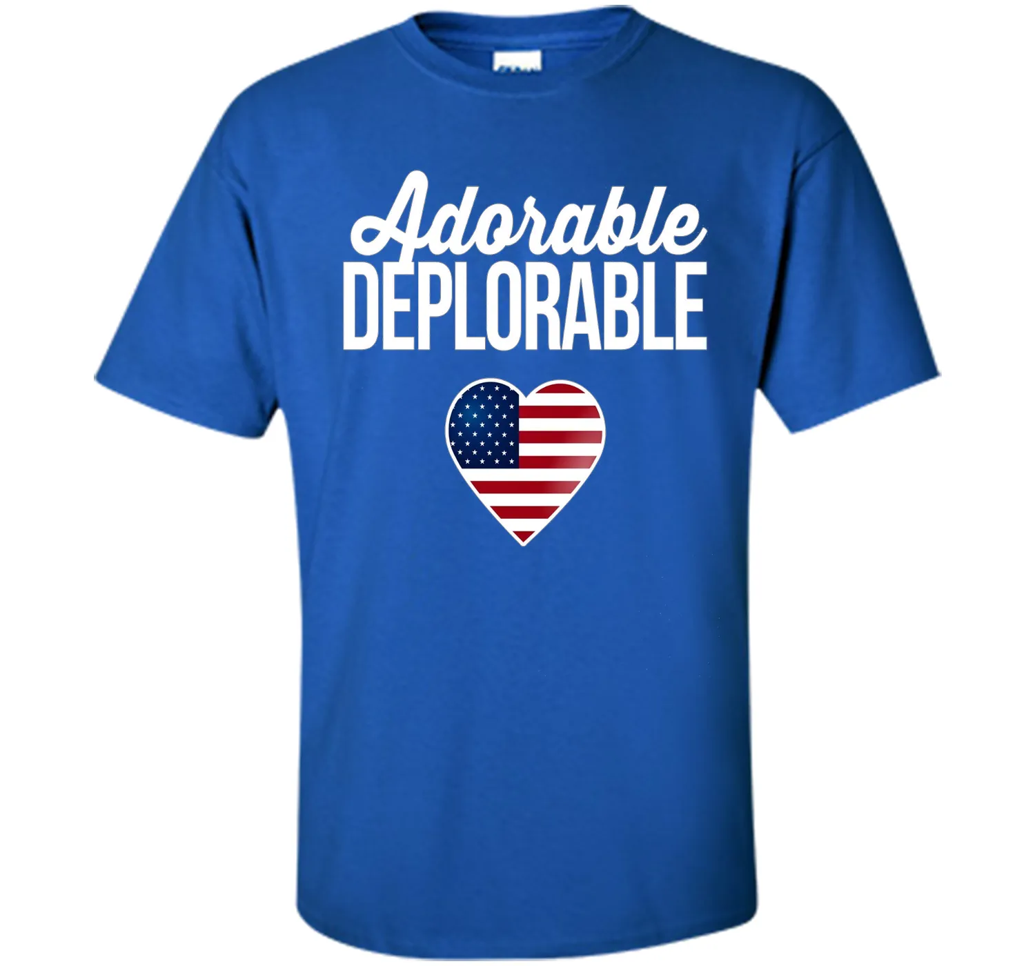USA Flag Heart Adorable Deplorable Shirt Deplorable T