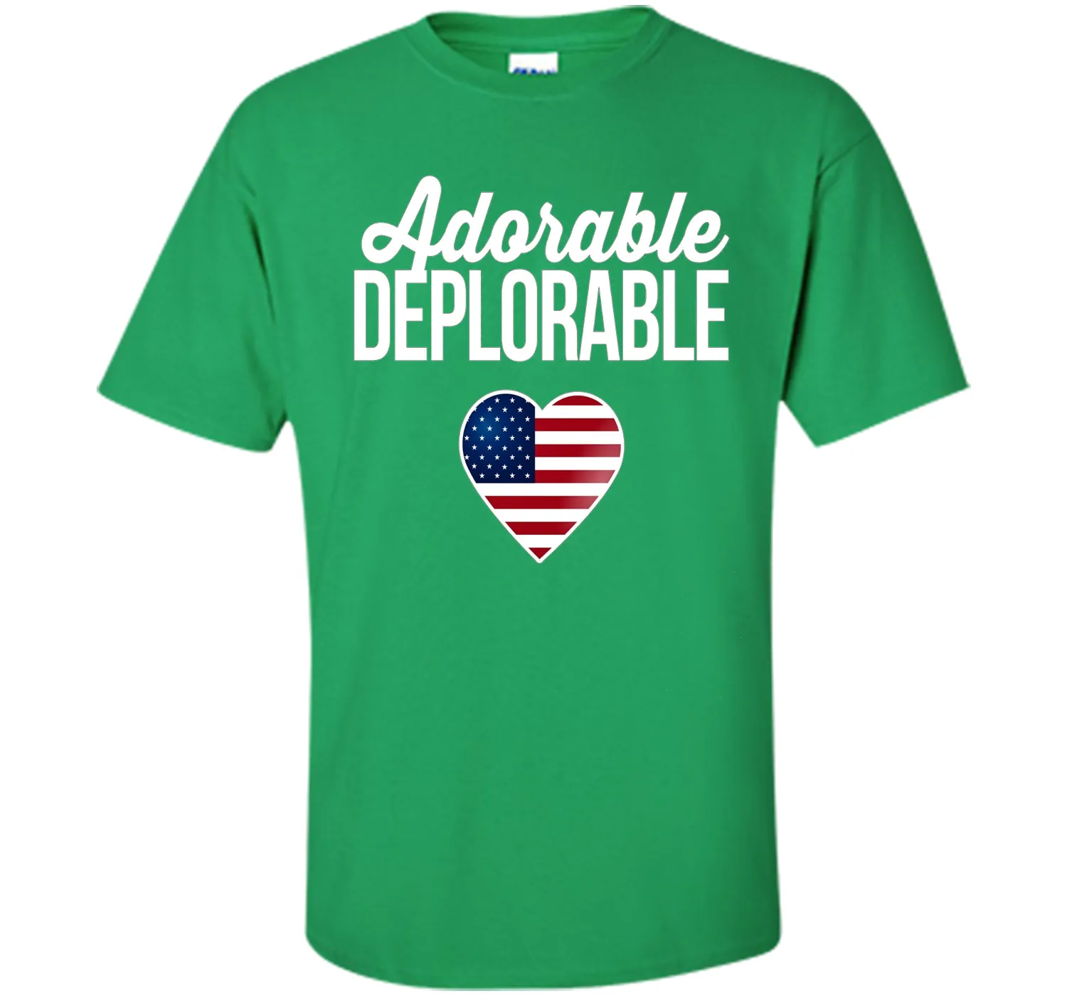 USA Flag Heart Adorable Deplorable Shirt Deplorable T