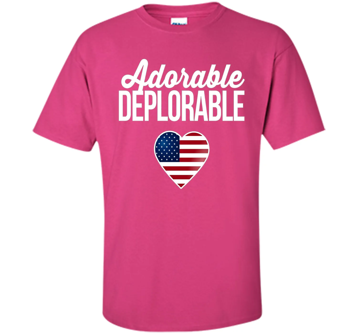 USA Flag Heart Adorable Deplorable Shirt Deplorable T
