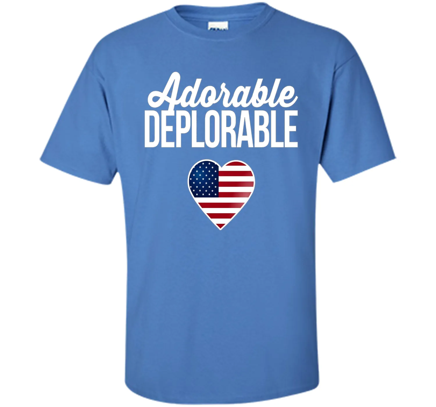 USA Flag Heart Adorable Deplorable Shirt Deplorable T